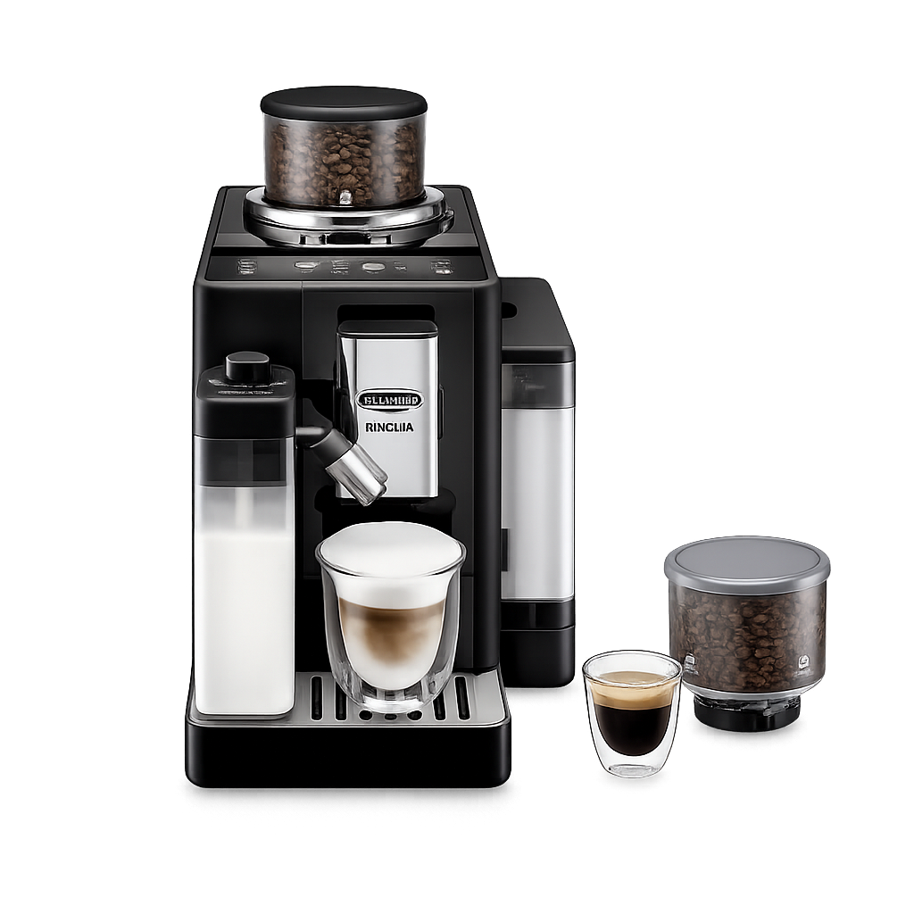 DeLonghi Rivelia Black Coffee Machine