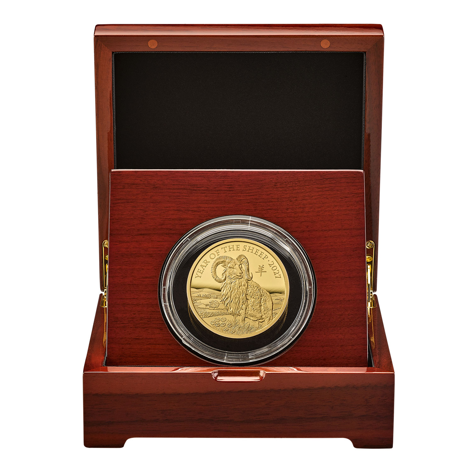 Lunar Year of the Sheep 2027 UK 5oz Gold Proof Coin