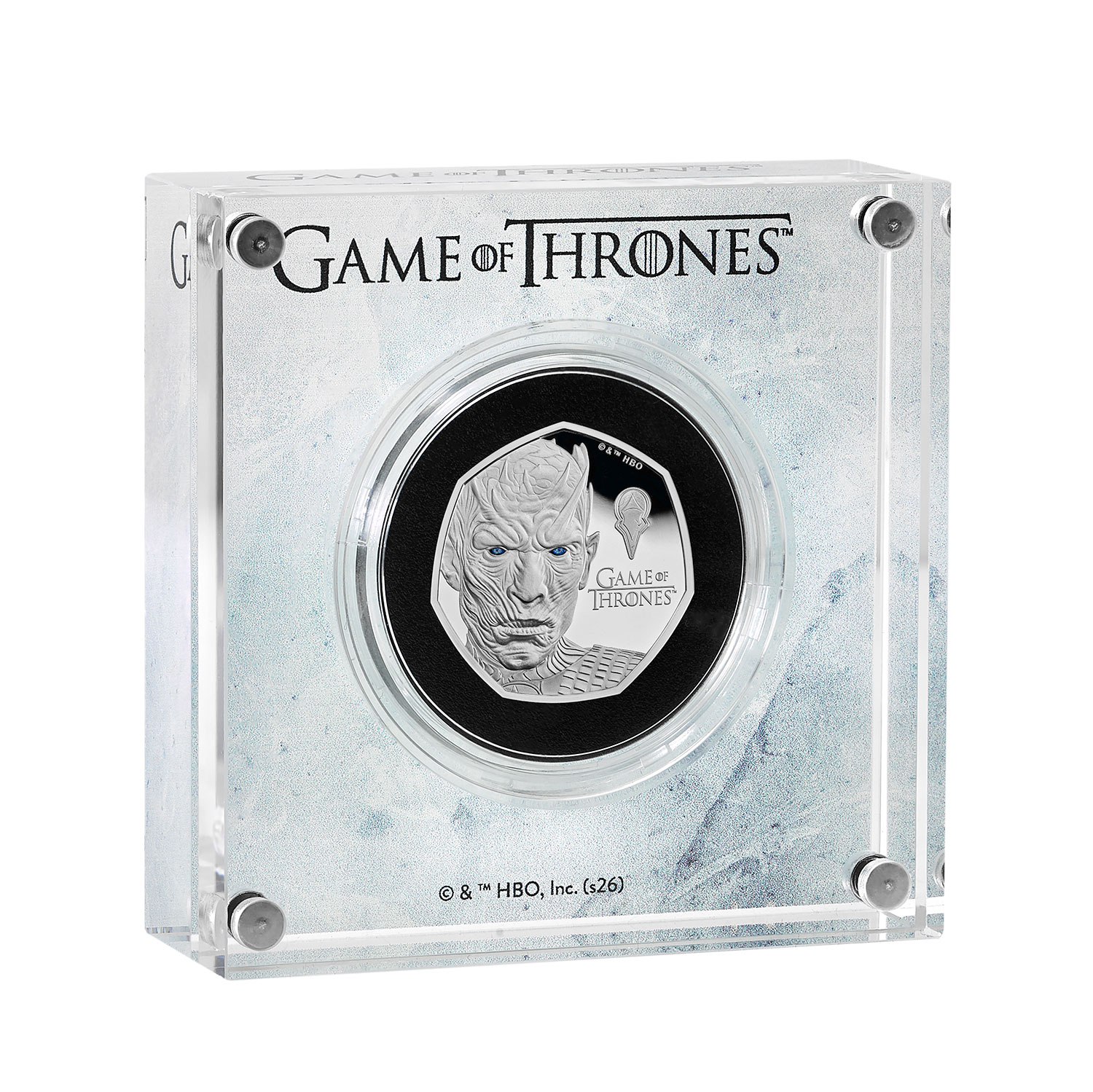Game of Thrones (Ice) 2026 UK 50p Silver Proof Colour Coin